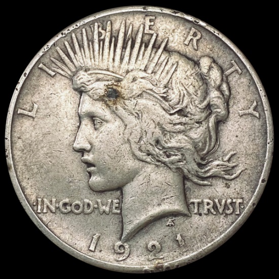 1921 Silver Peace Dollar LIGHTLY CIRCULATED