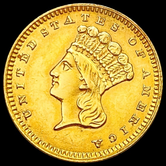 1862 Rare Gold Dollar CLOSELY UNCIRCULATED