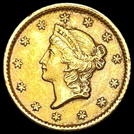 1853 Rare Gold Dollar CLOSELY UNCIRCULATED