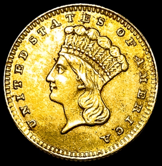 1858 Rare Gold Dollar UNCIRCULATED