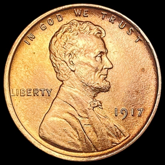 1917 RD Wheat Cent UNCIRCULATED