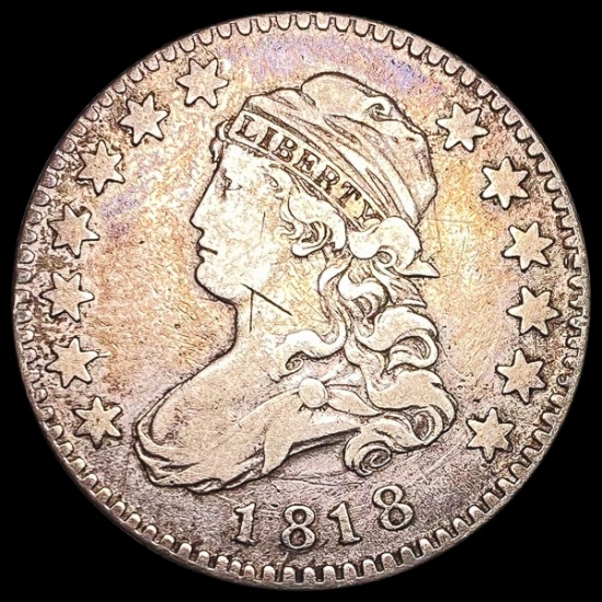 1818 Capped Bust Quarter CLOSELY UNCIRCULATED