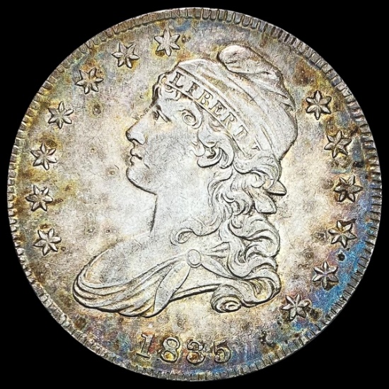 1835 Capped Bust Half Dollar CHOICE AU