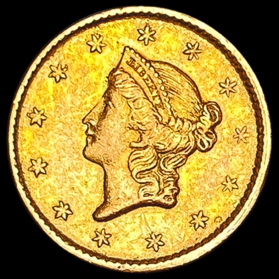 1851 Rare Gold Dollar CLOSELY UNCIRCULATED