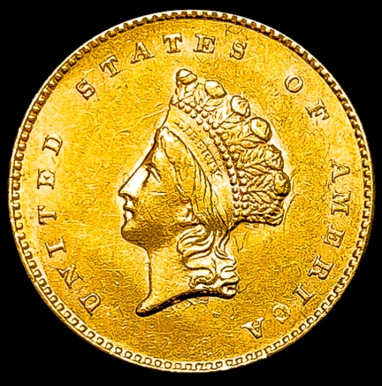 1855 Rare Gold Dollar UNCIRCULATED