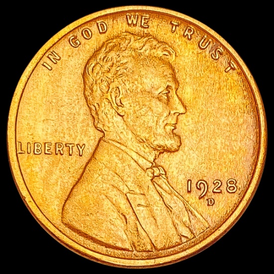 1928-D RD Wheat Cent UNCIRCULATED