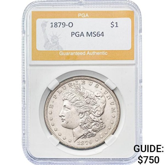 1879-O Morgan Dollar PGA MS64