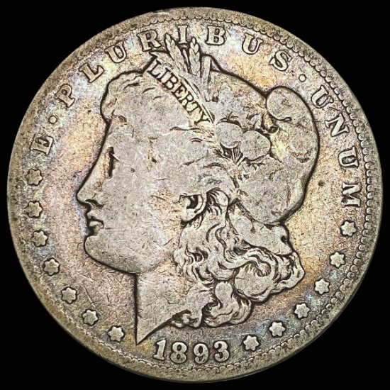1893-CC Morgan Silver Dollar NICELY CIRCULATED