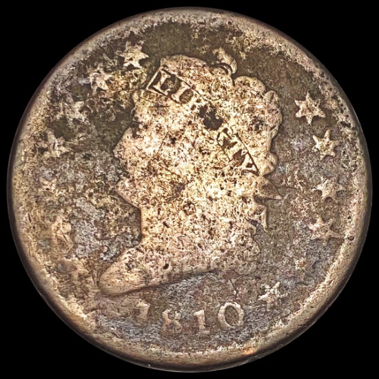 1810 Classic Head Large Cent NICELY CIRCULATED