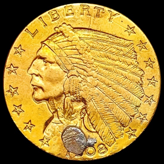 1908 $2.50 Gold Quarter Eagle HIGH GRADE