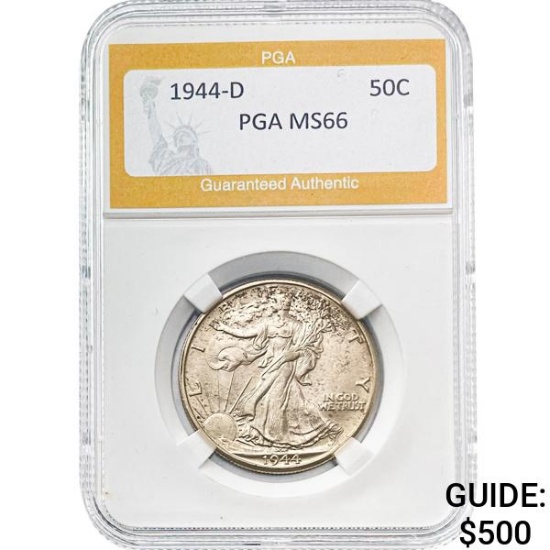 1944-D Walking Liberty Half Dollar PGA M