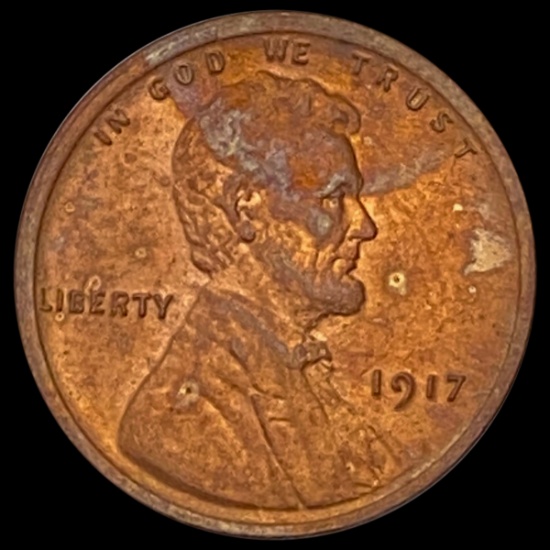 1917 RD Wheat Cent UNCIRCULATED