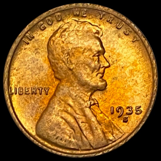 1935-S RD Wheat Cent UNCIRCULATED