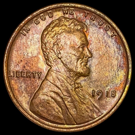 1918 RD Wheat Cent HIGH GRADE