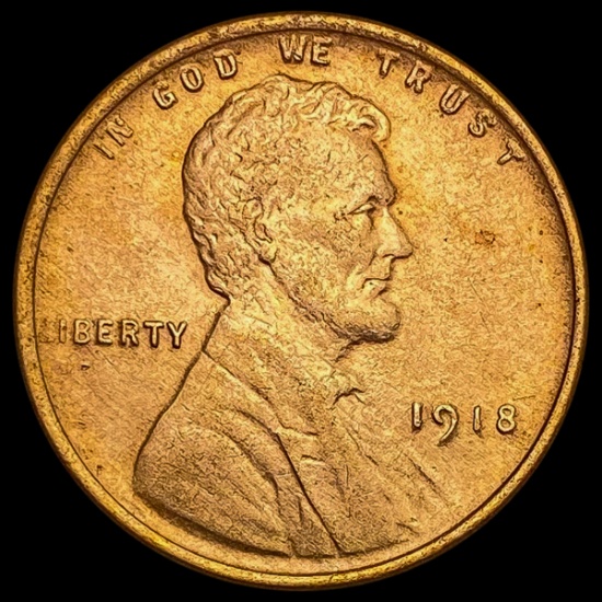 1918 RD Wheat Cent UNCIRCULATED