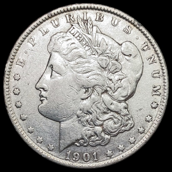 1901 Morgan Silver Dollar CLOSELY UNCIRCULATED