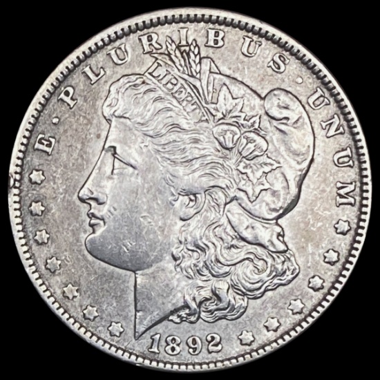 1892 Morgan Silver Dollar CHOICE AU