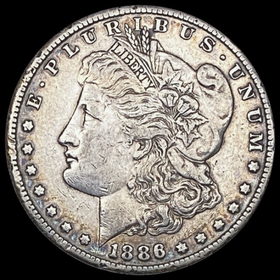 1886-S Morgan Silver Dollar NEARLY UNCIRCULATED