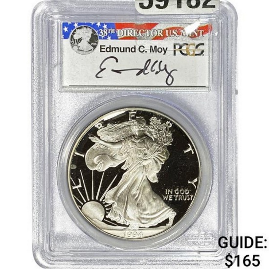 1994 Silver Eagle PCGS PR69DCAM