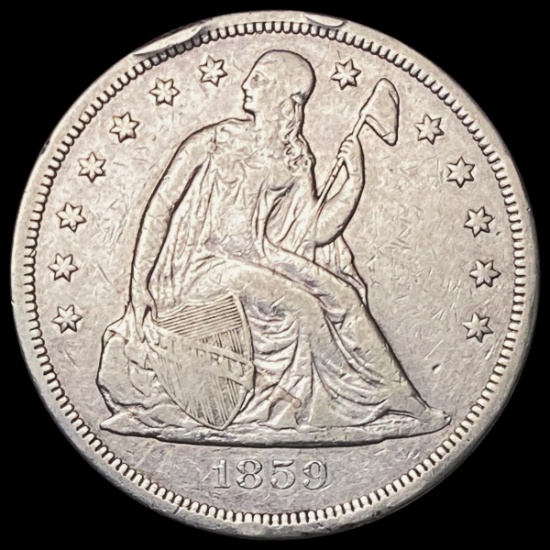1859-O Seated Liberty Dollar LIGHTLY CIRCULATED