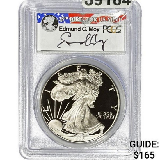 1996 $1 Silver Eagle PCGS PR69DCAM