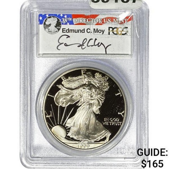 1999 $1 Silver Eagle PCGS PR69DCAM
