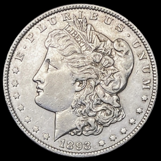 1893 Morgan Silver Dollar CLOSELY UNCIRCULATED