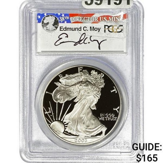 2003 $1 Silver Eagle PCGS PR69DCAM