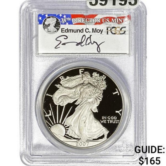 2007 $1 Silver Eagle PCGS PR69DCAM
