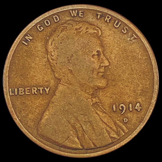 1914-D Wheat Cent NICELY CIRCULATED