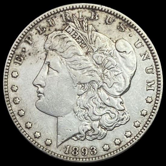 1893 Morgan Silver Dollar CLOSELY UNCIRCULATED