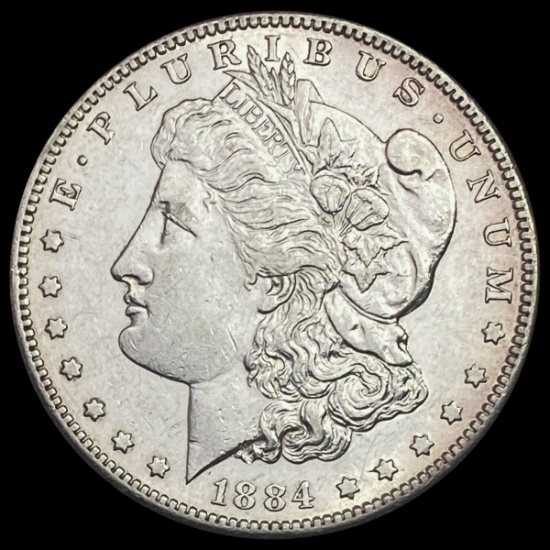 1884-S Morgan Silver Dollar CLOSELY UNCIRCULATED