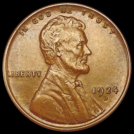 1924-D Wheat Cent CLOSELY UNCIRCULATED