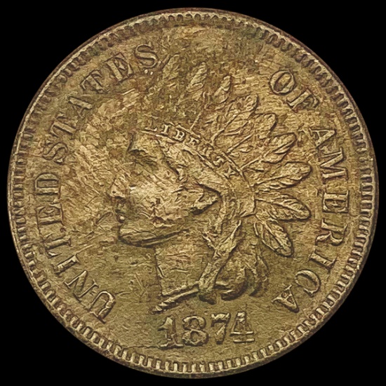 1821 Indian Head Cent ABOUT UNCIRCULATED