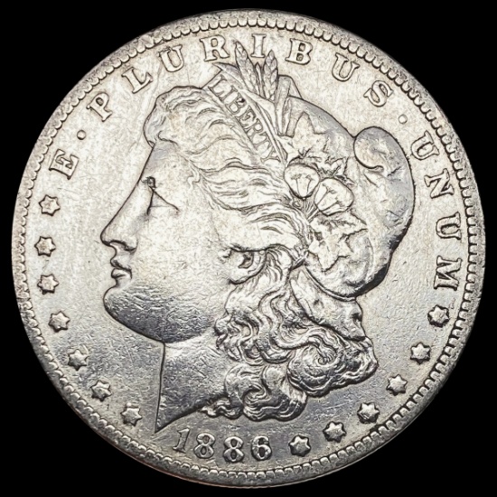 1886-O Morgan Silver Dollar NEARLY UNCIRCULATED