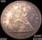 1850 Seated Liberty Dollar CHOICE BU