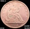 1866-S Seated Liberty Half Dollar NEARLY UNCIRCULATED