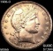 1906-O Barber Half Dollar GEM BU