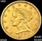 1850 $2.50 Gold Quarter Eagle UNCIRCULATED