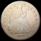 1872 Seated Liberty Dollar NICELY CIRCULATED