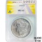 1890 Morgan Silver Dollar ANACS MS62