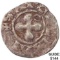 1100-1225 Crusades France Silver Denier NEARLY UNCIRCULATED