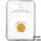 1927 $2.5 Indian Head Gold NGC MS62