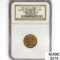 1863 NY Token F-630AK-1A NGC MS64 BN