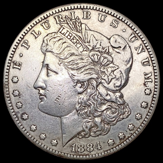 1884-S Morgan Silver Dollar CLOSELY UNCIRCULATED