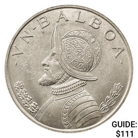 1966 Panama 0.7734oz Silver Balboa UNCIRCULATED