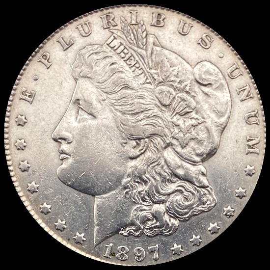 1897-S Silver Morgan Dollar NEARLY UNCIRCULATED