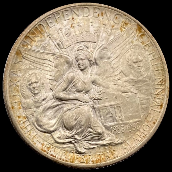 1934 Silver Texas Independence Centennial Half Dollar GEM BU