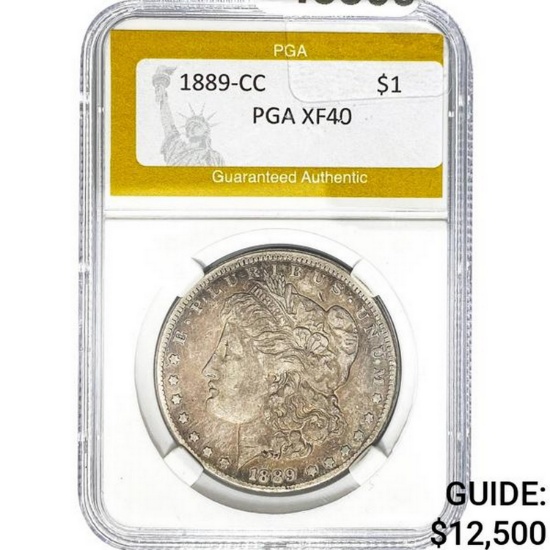 1889-CC Morgan Dollar PGA XF40