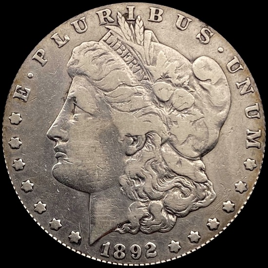 1892 Silver Morgan Dollar LIGHTLY CIRCULATED